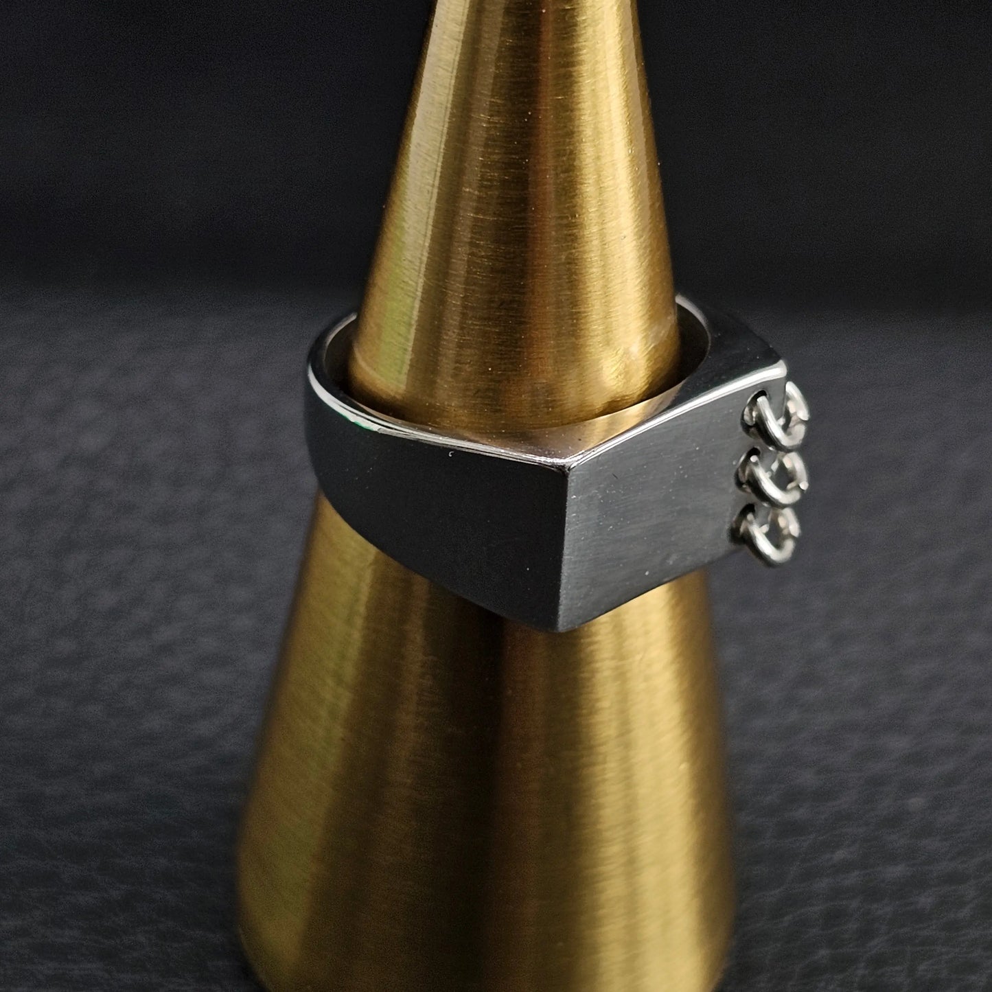 Punk Geometric Ring WOLFE & RIFF
