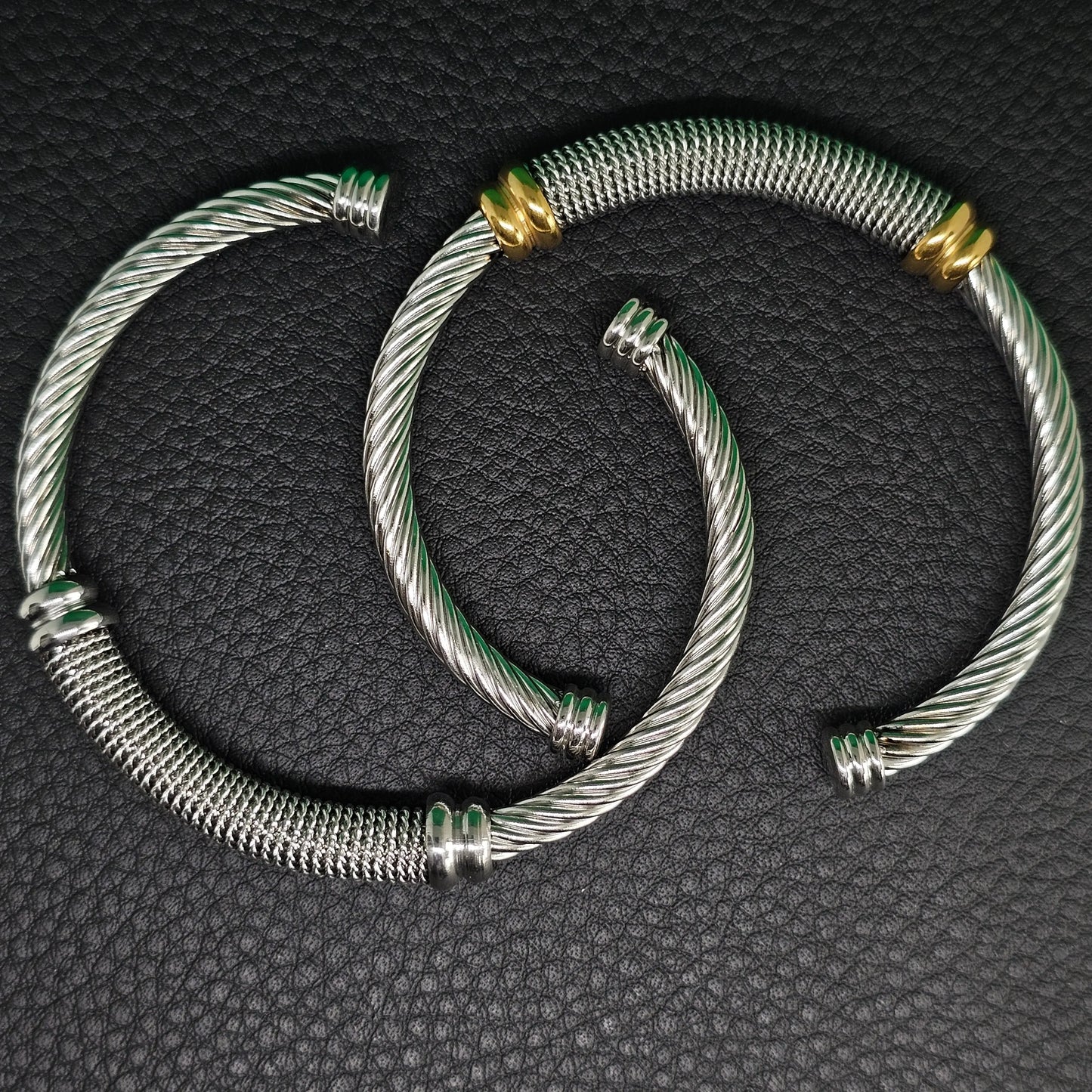 Wire Rope Twist Bracelet WOLFE & RIFF