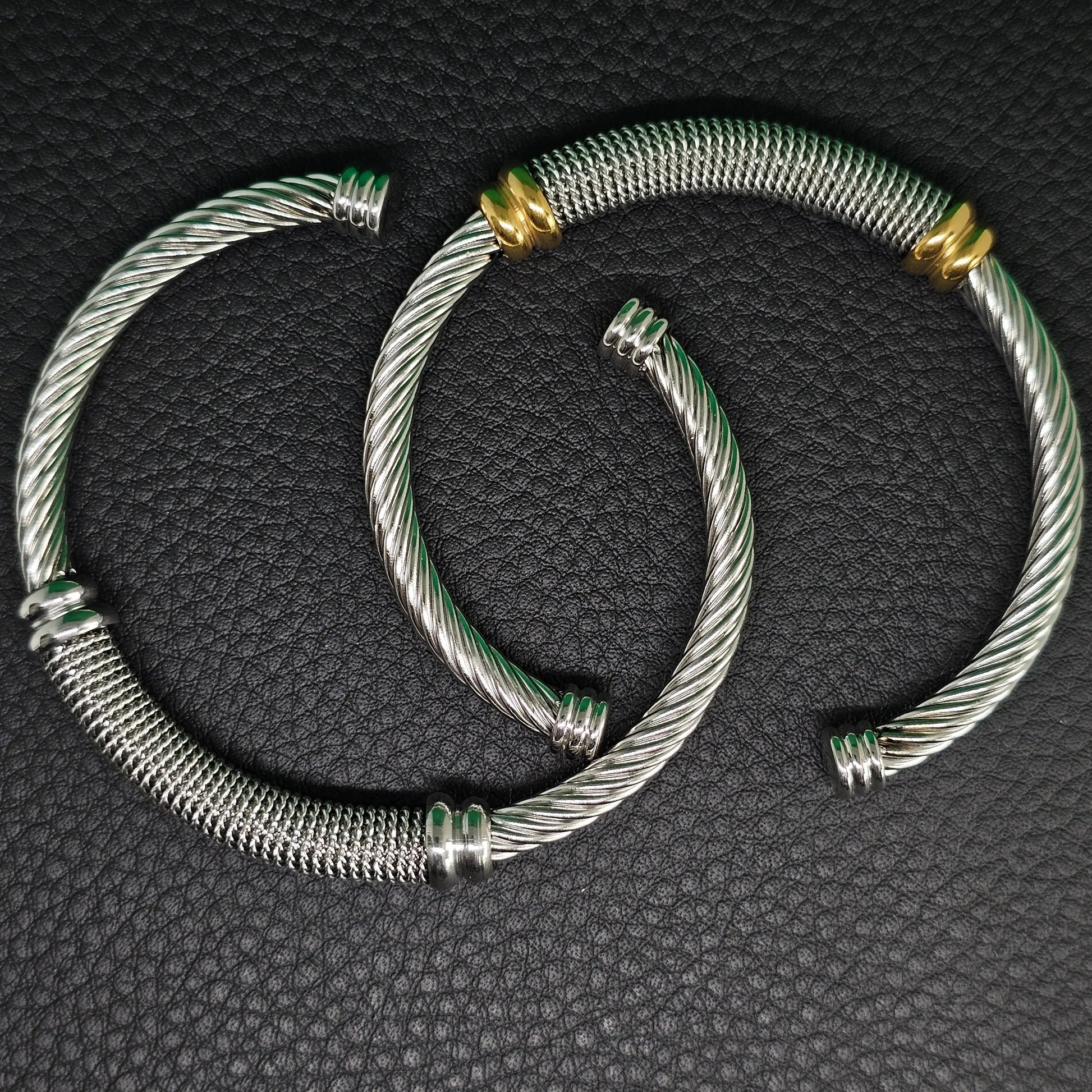 Wire Rope Twist Bracelet WOLFE & RIFF