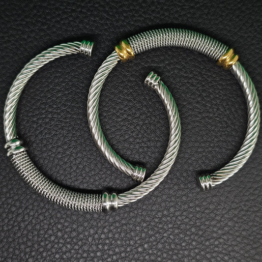 Wire Rope Twist Bracelet WOLFE & RIFF