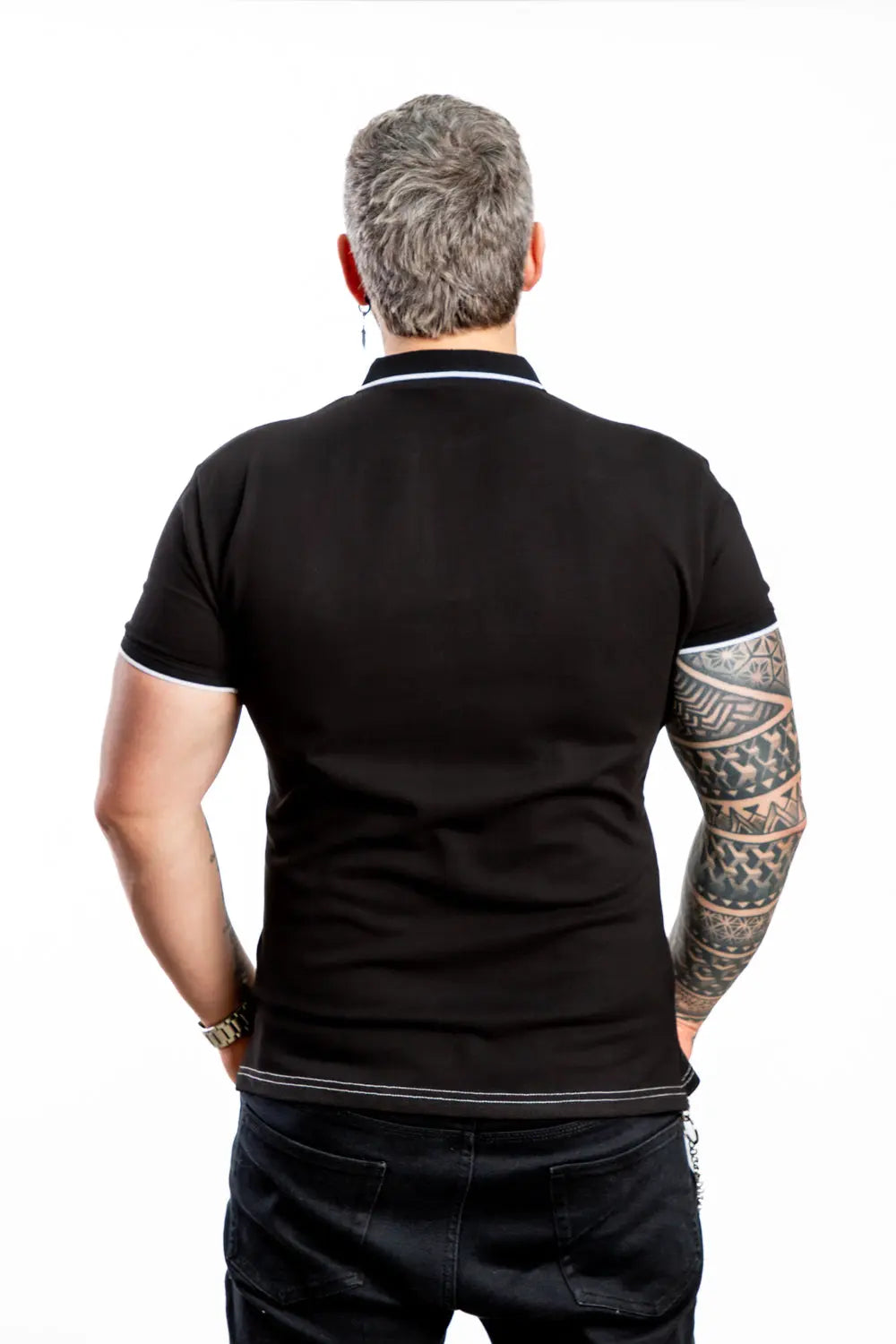 Black Polo WOLFE & RIFF